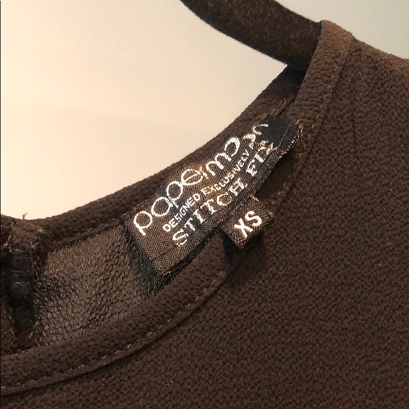 Papermoon black sleeveless shift top, XS - Picture 6 of 6